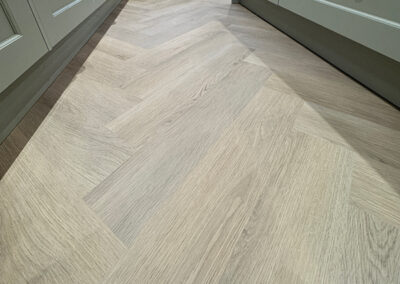 Installation of luxury vinyl flooring