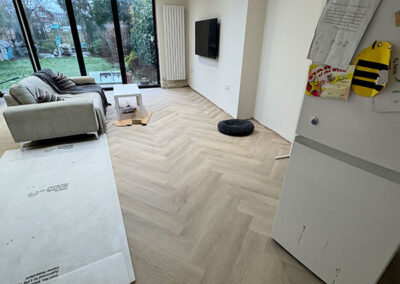 LVT flooring installation