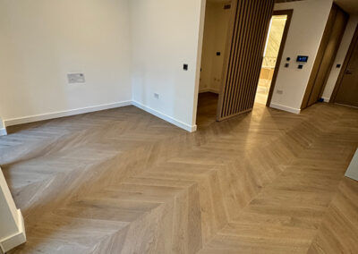 Multi-unit development in Aldgate - flooring installation throughout